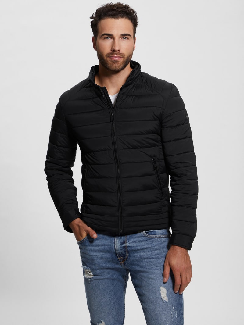 Eco Tech-Stretch Hooded Jacket | GUESS