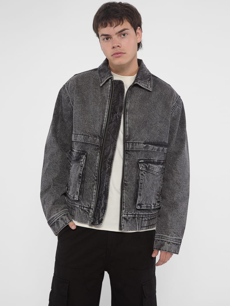 GUESS Originals Acid Wash Denim Jacket GUESS