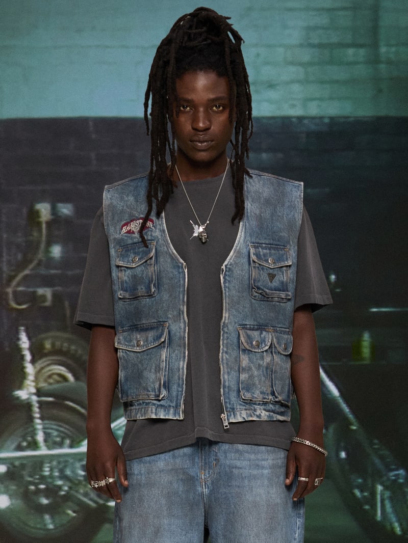GUESS® HARDSTONE Denim Vest