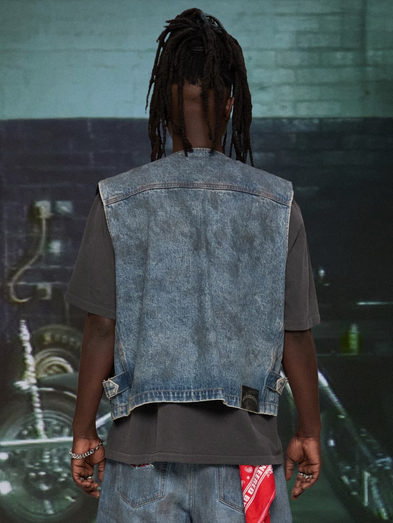 GUESS® HARDSTONE Denim Vest