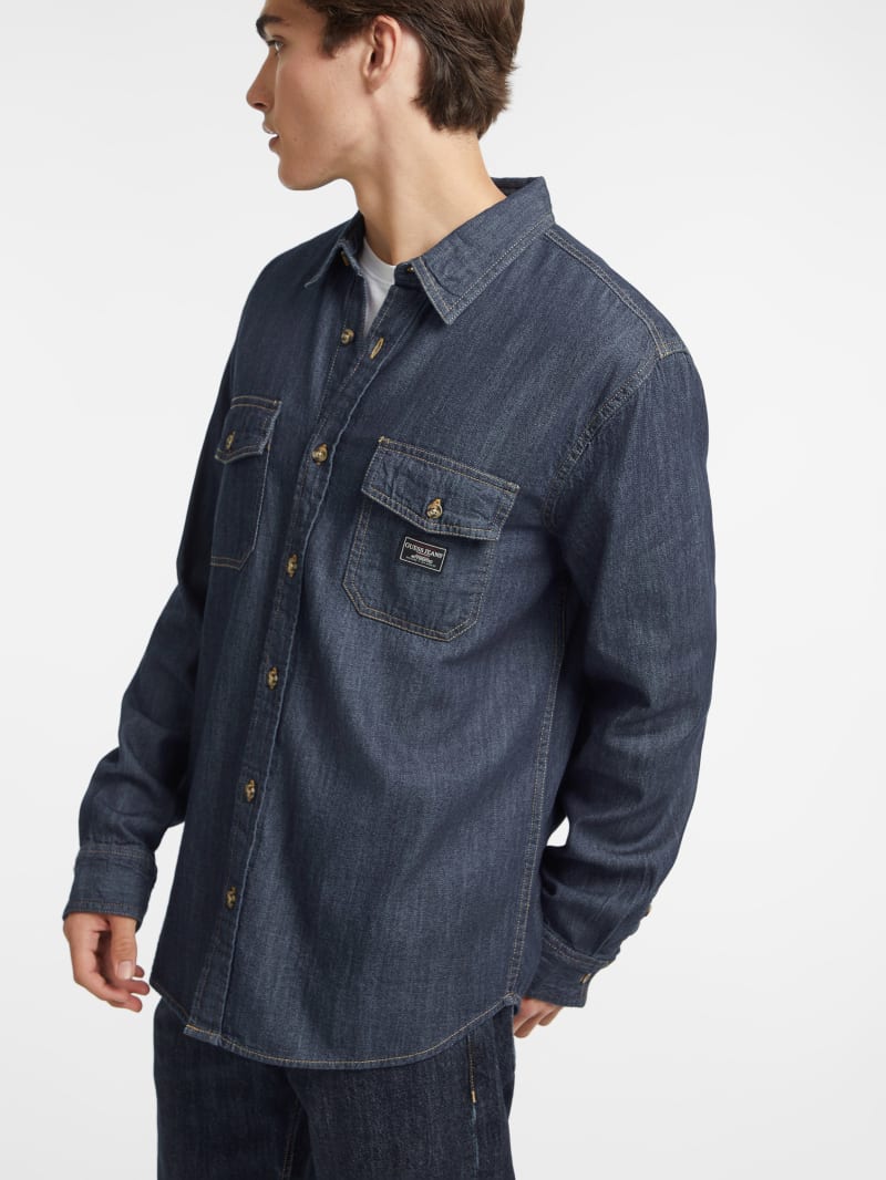 Classic Long Sleeve Denim Shirt