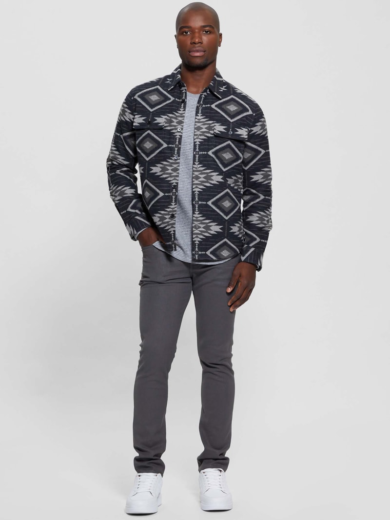 Southwest Motif Jacquard Shirt | GUESS