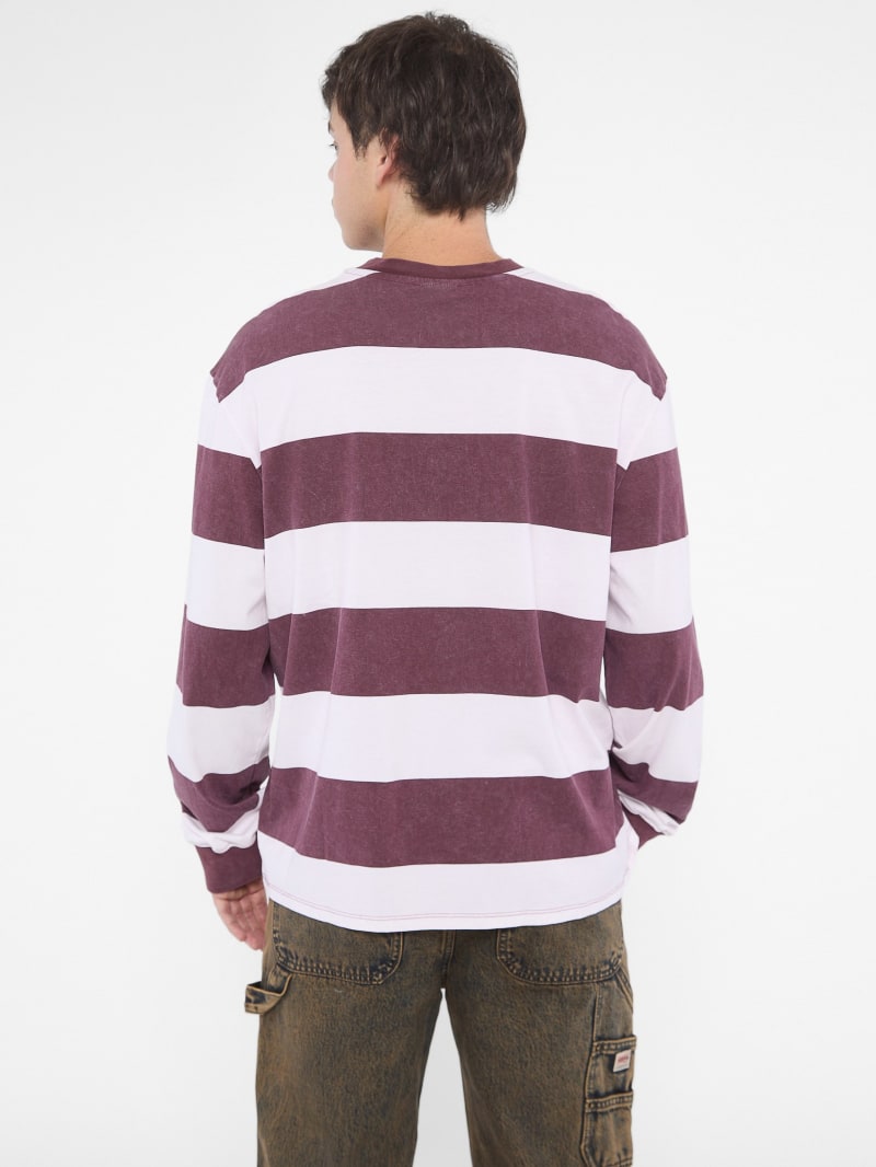 Guess kenmore striped long sleeve tee sale
