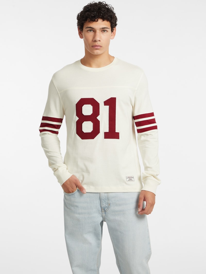 Guess sayer stripe long sleeve tee hot sale