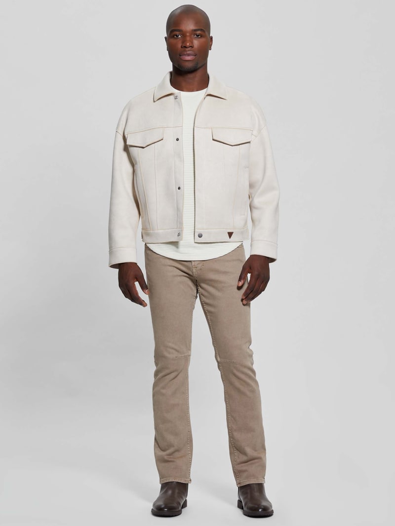 Baldwin Faux-Suede Trucker Jacket | GUESS Baldwin Faux-Suede Trucker Jacket | GUESS