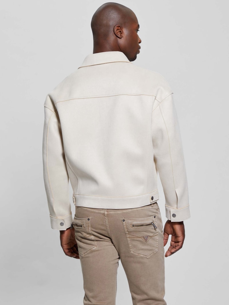 Baldwin Faux-Suede Trucker Jacket | GUESS