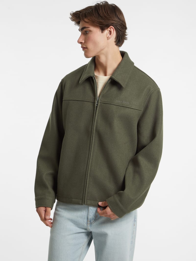 GUESS® Woven Faux-Wool Jacket