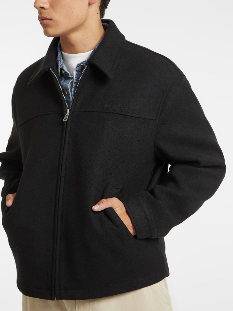 Guess knit bib walker jacket deals