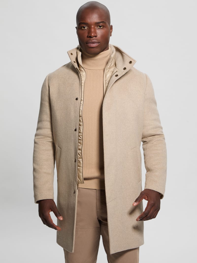 Eco Wool-Blend Urban Coat | GUESS