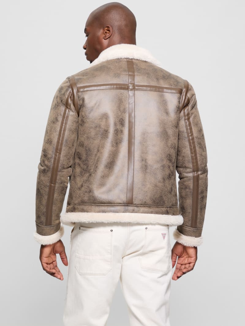 Aviator Shearling Jacket | GUESS