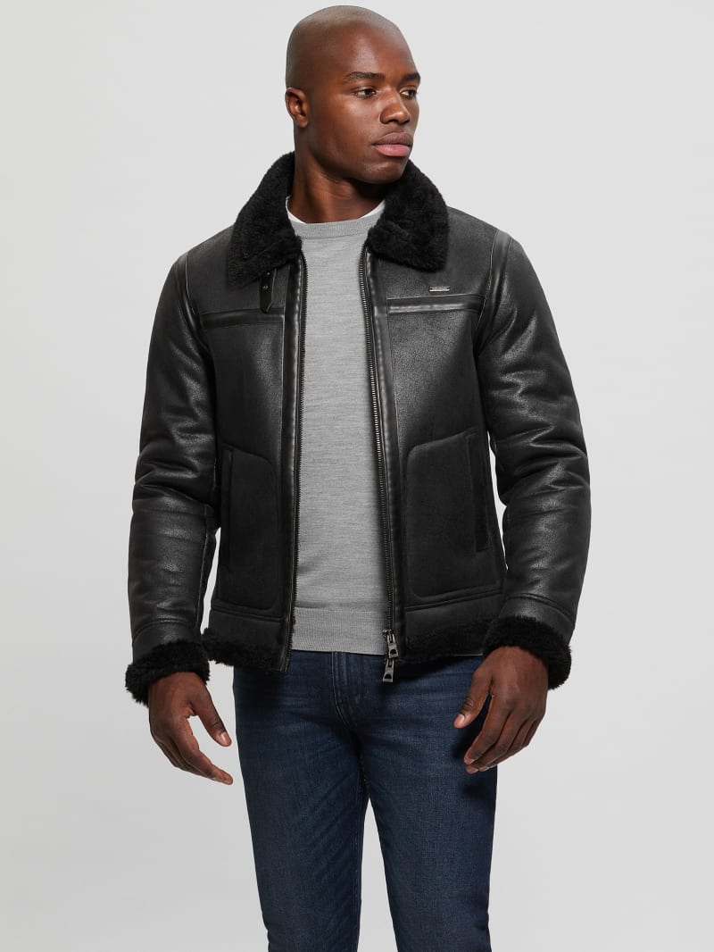 Guess aviator jacket top