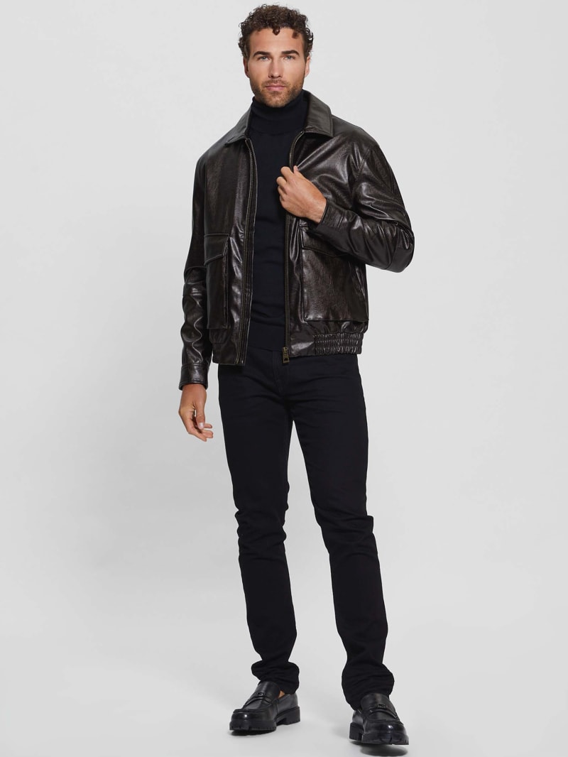 Multipocketed Aviator Flight Jacket | GUESS