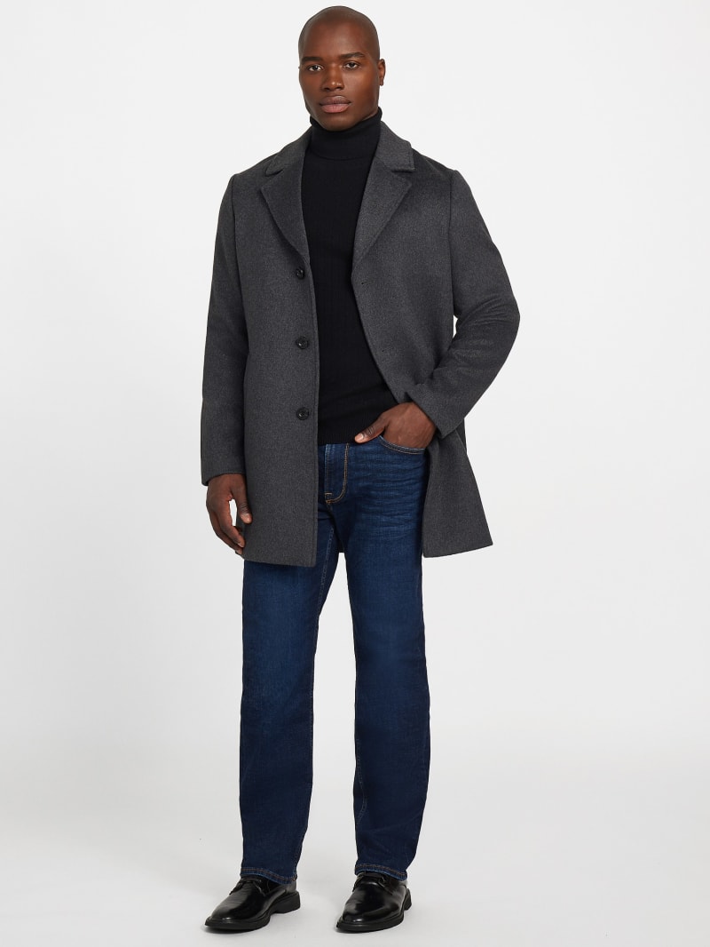 Eco Wool-Blend Fitted Coat - thumbnail 2