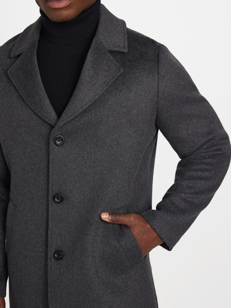 Eco Wool-Blend Fitted Coat - thumbnail 3