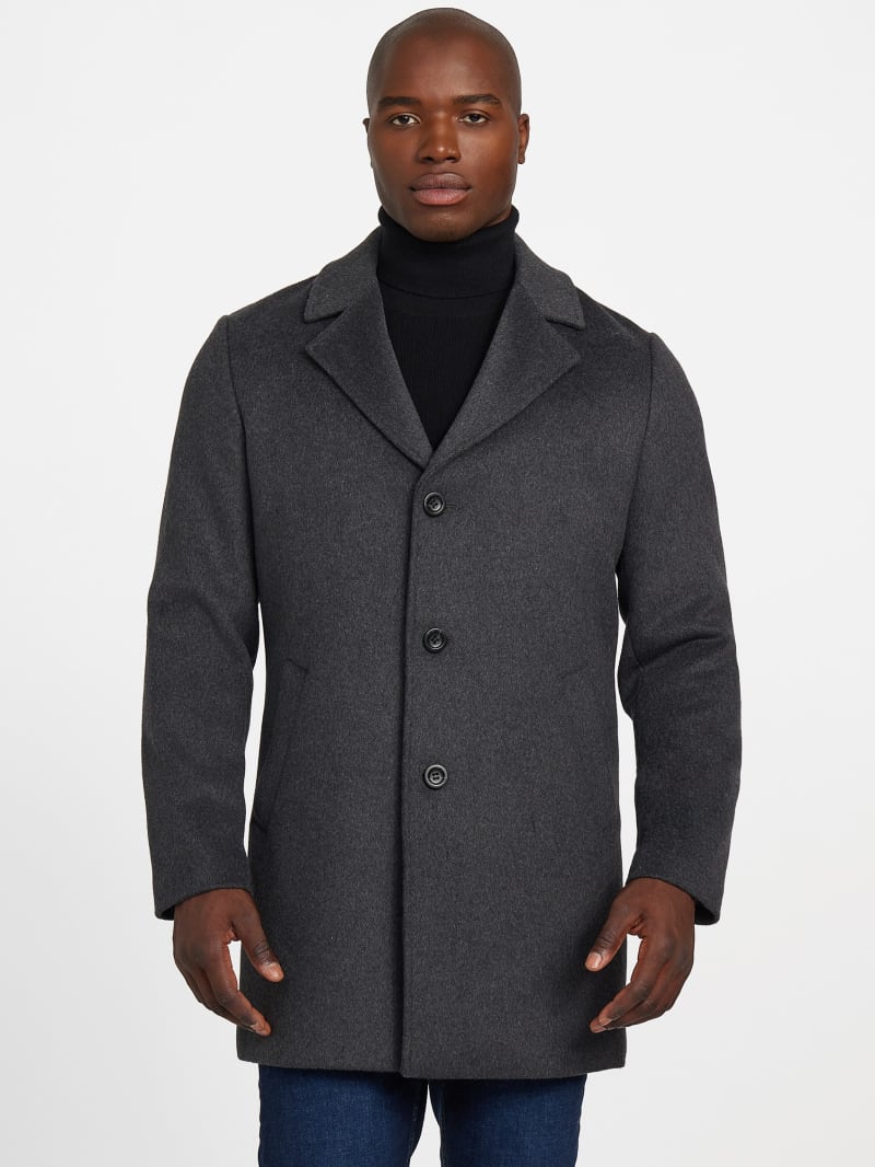 GUESS® Eco Wool-Blend Fitted Coat