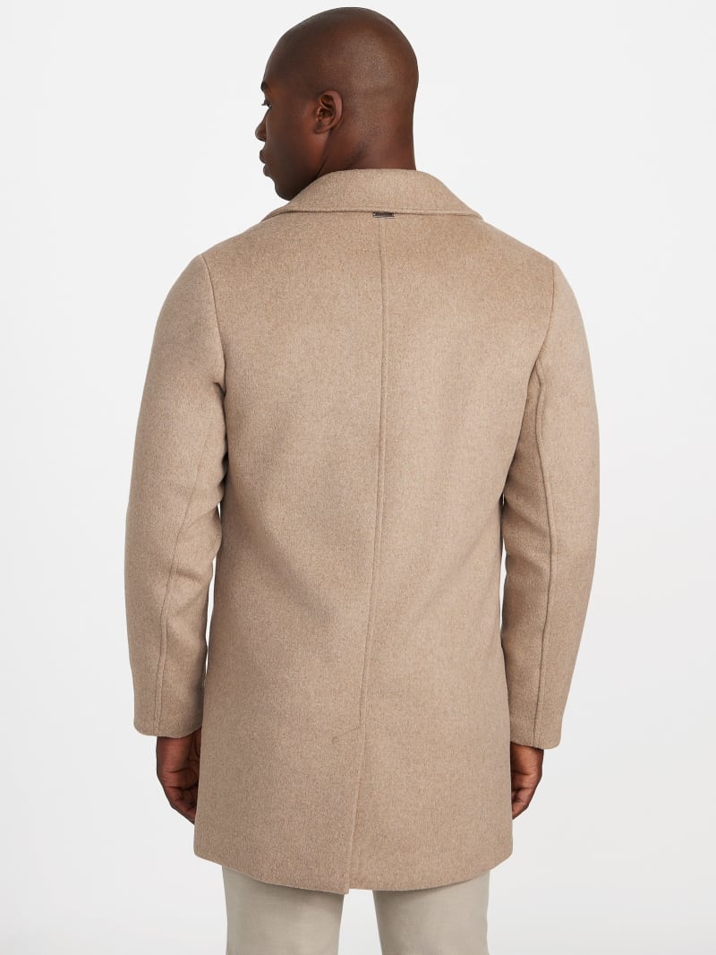 Eco Wool-Blend Fitted Coat