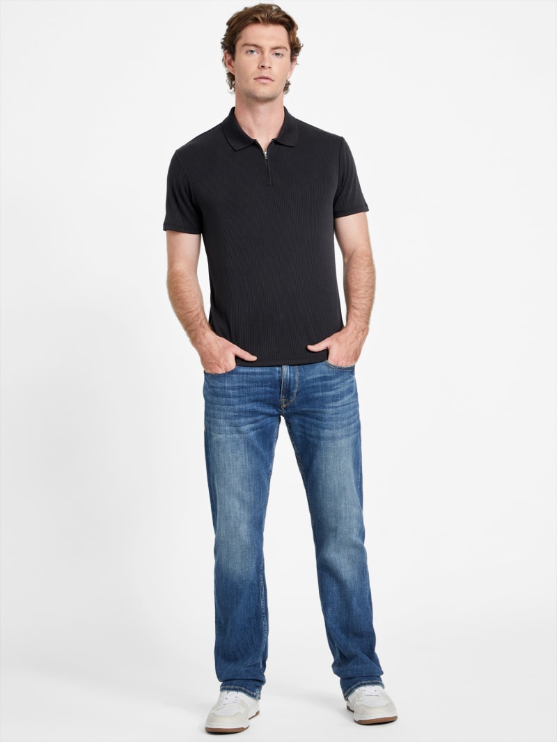GUESS® Union Rib Knit Polo Men