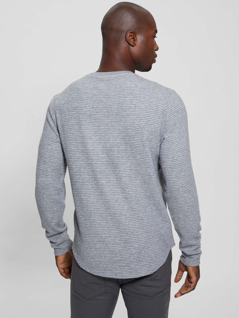 Guess hudson stripe long sleeve tee shop