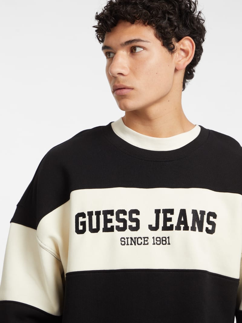 Guess striped hoodie store