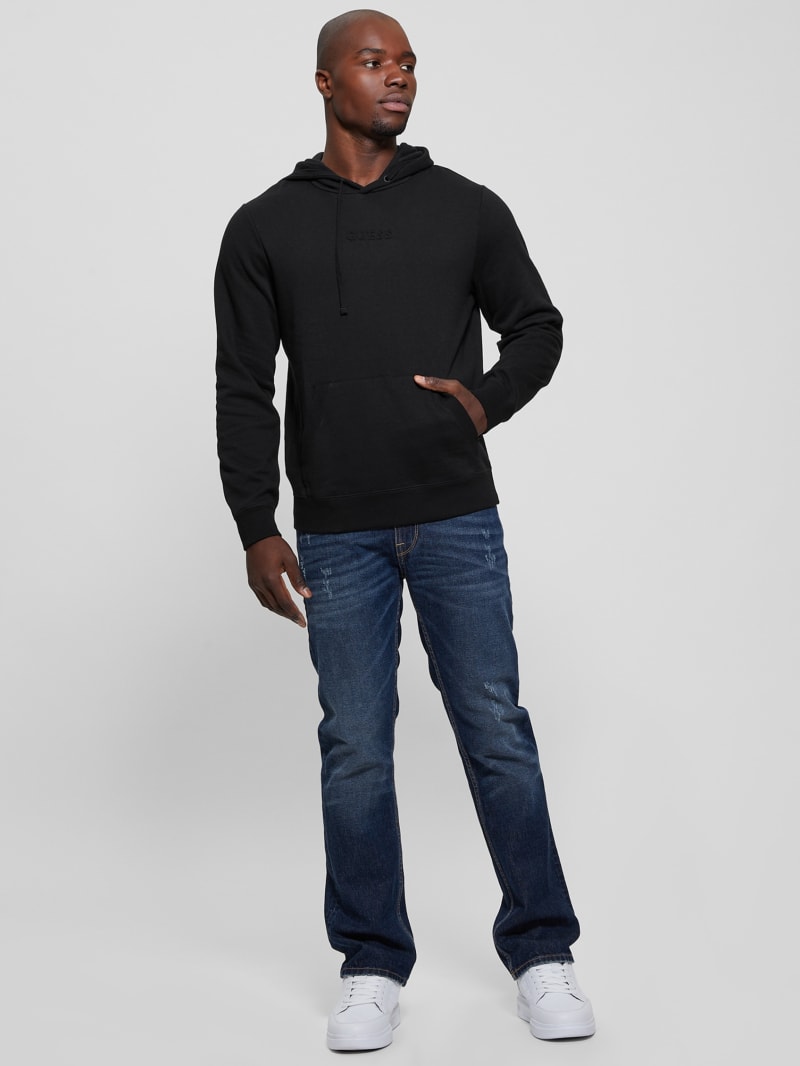 Eco Roy Embossed GUESS Hoodie GUESS Canada
