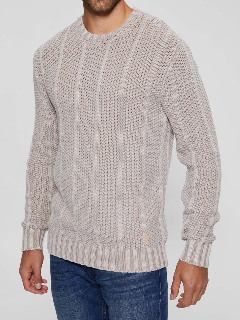 Eli Treated Stitched Sweater - thumbnail 3