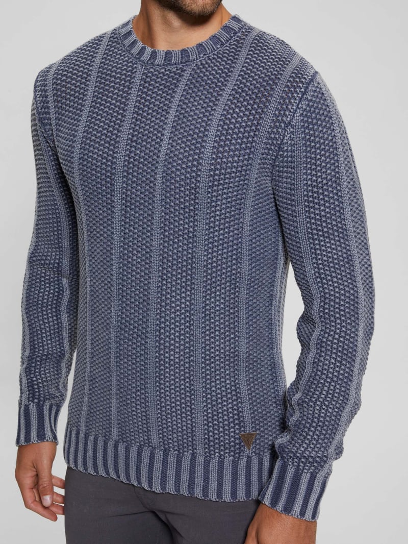 Eli Treated Stitched Sweater - thumbnail 7