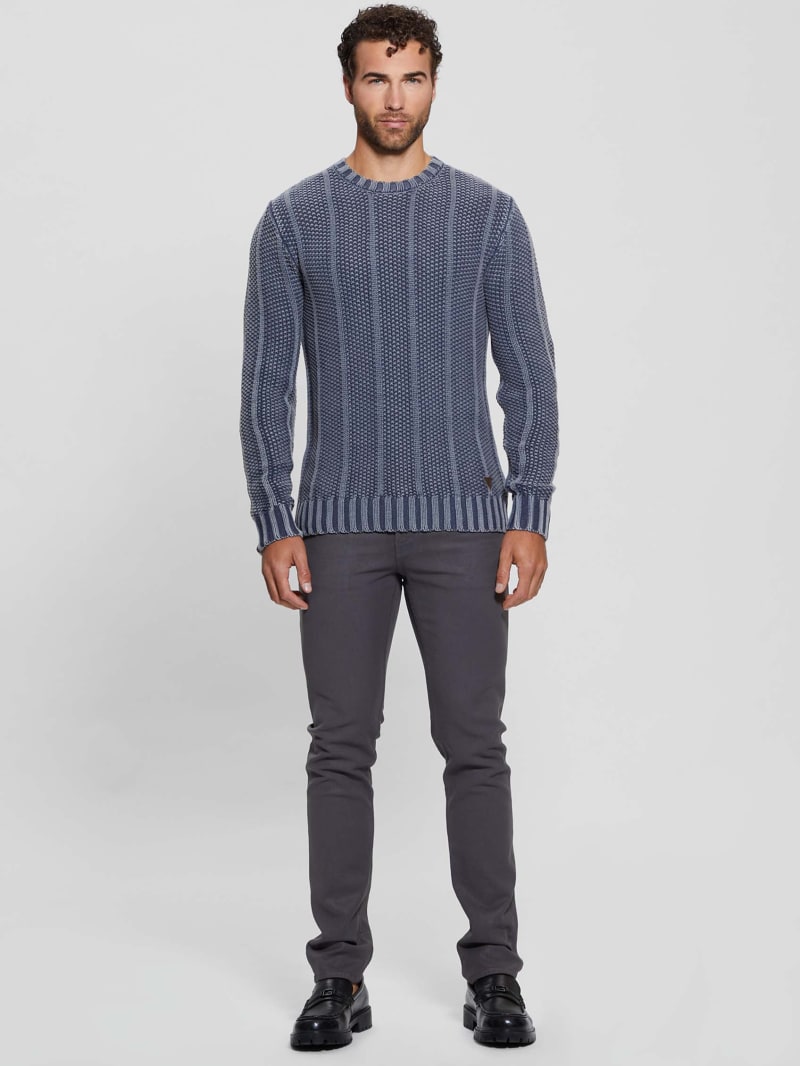 Eli Treated Stitched Sweater - thumbnail 8