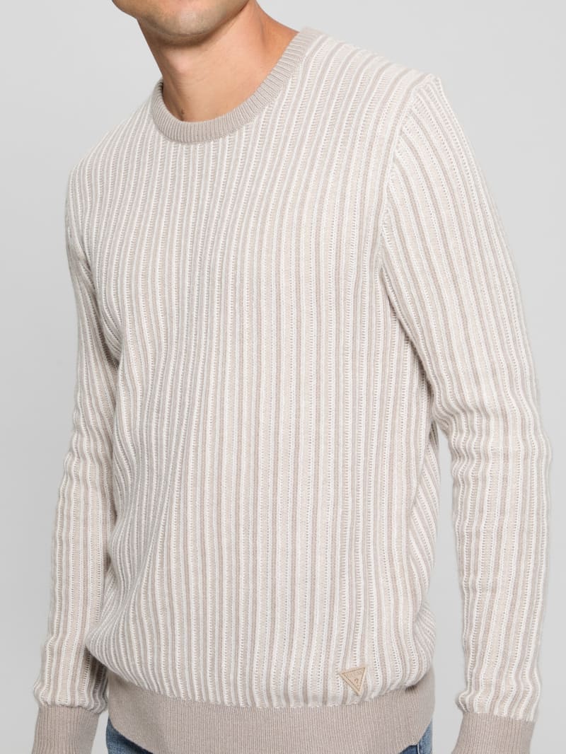 Emmanuel Ribbed Sweater | GUESS