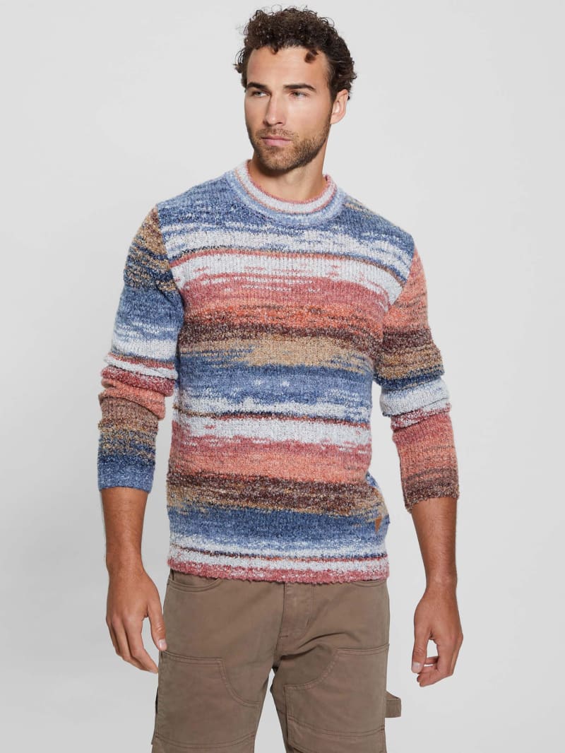 トップス LIDNM SUNBURN FADED SWEATER - トップス