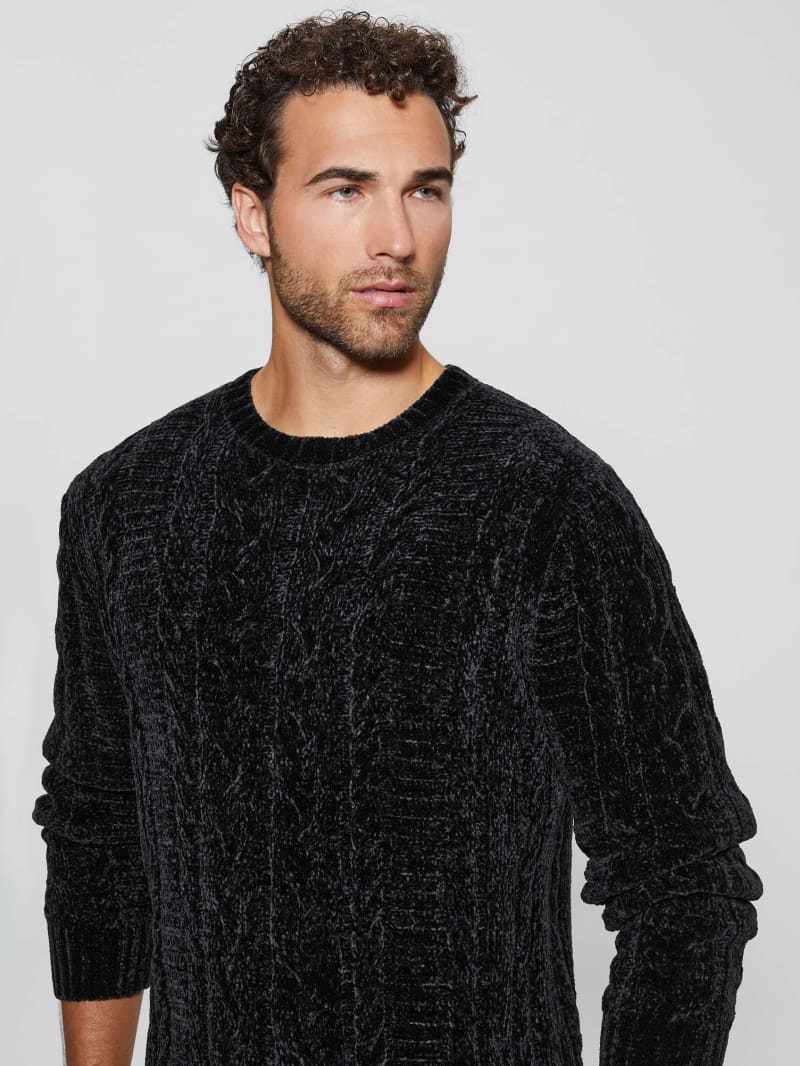 Long chenille sweater cheap