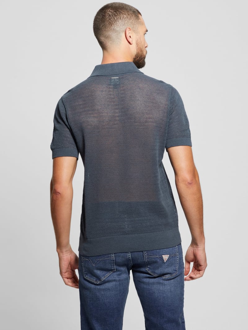 Eric Herringbone Polo