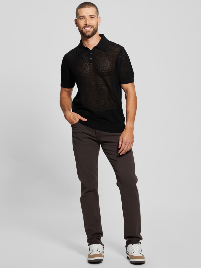 Eric Herringbone Polo