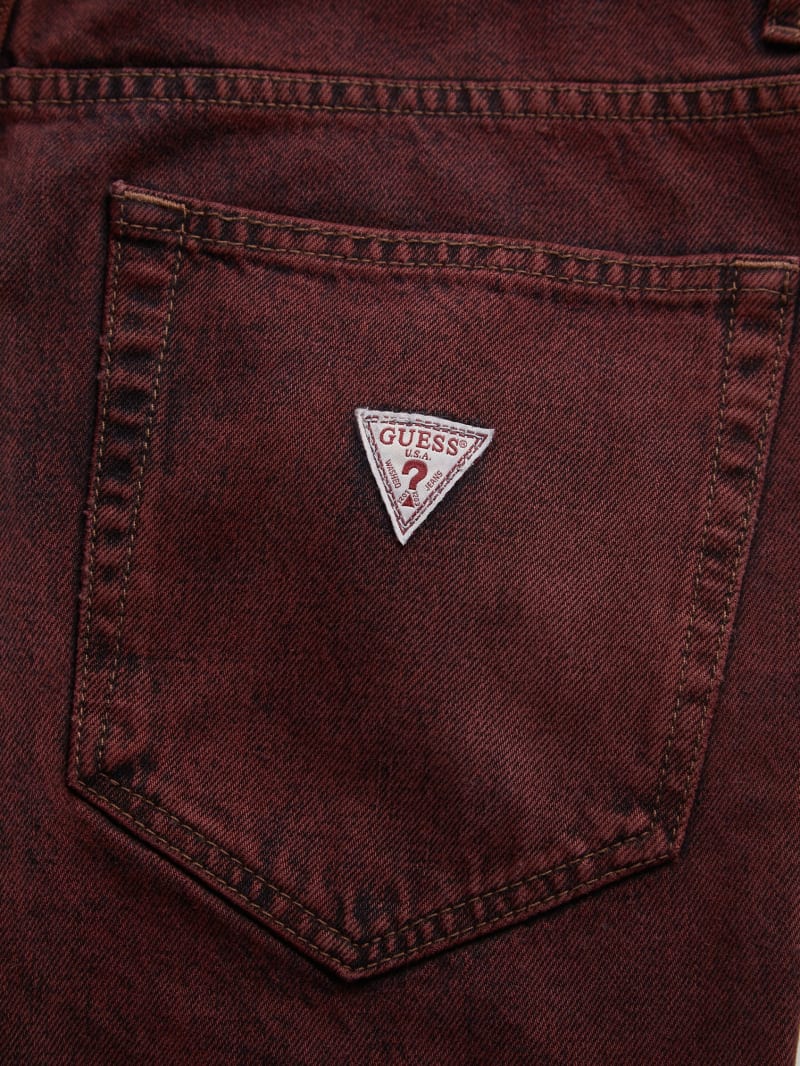 GUESS® vintage red washed denim pant