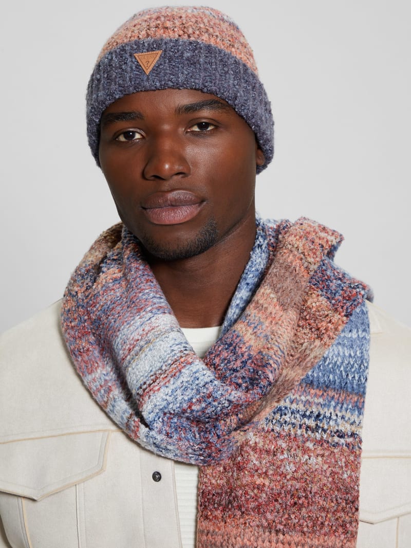 Wool-Blend Space-Dye Beanie | GUESS