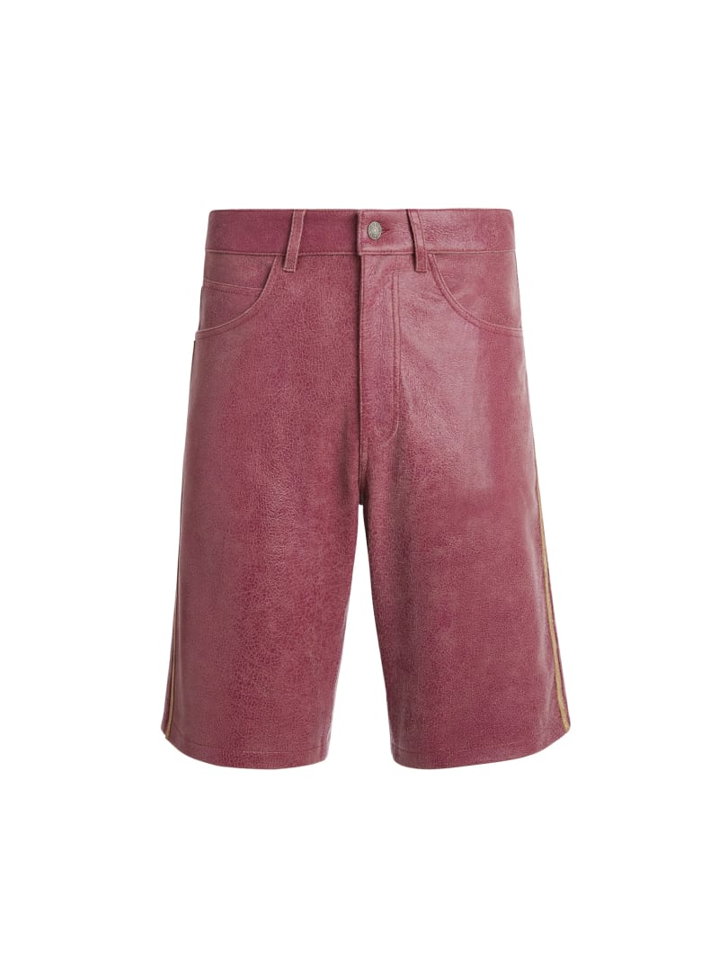 Guess leather shorts hot sale
