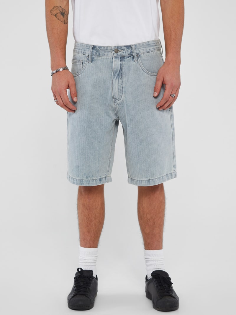 Guess jean shorts mens online