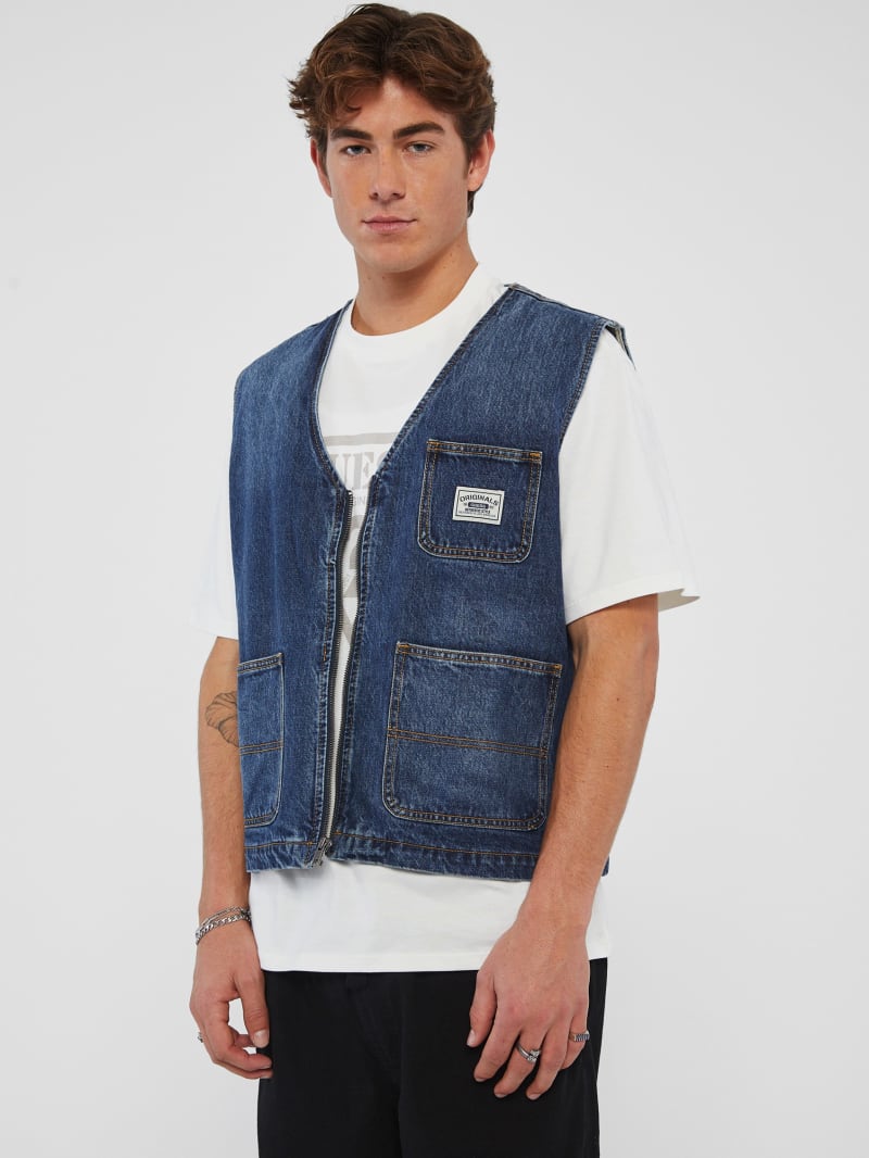 Denim Vest Blue