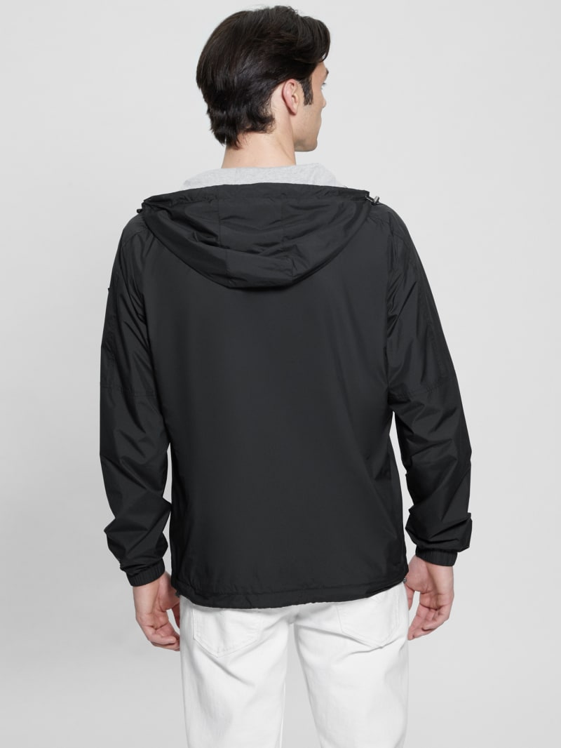 Guess hooded logo windbreaker clearance