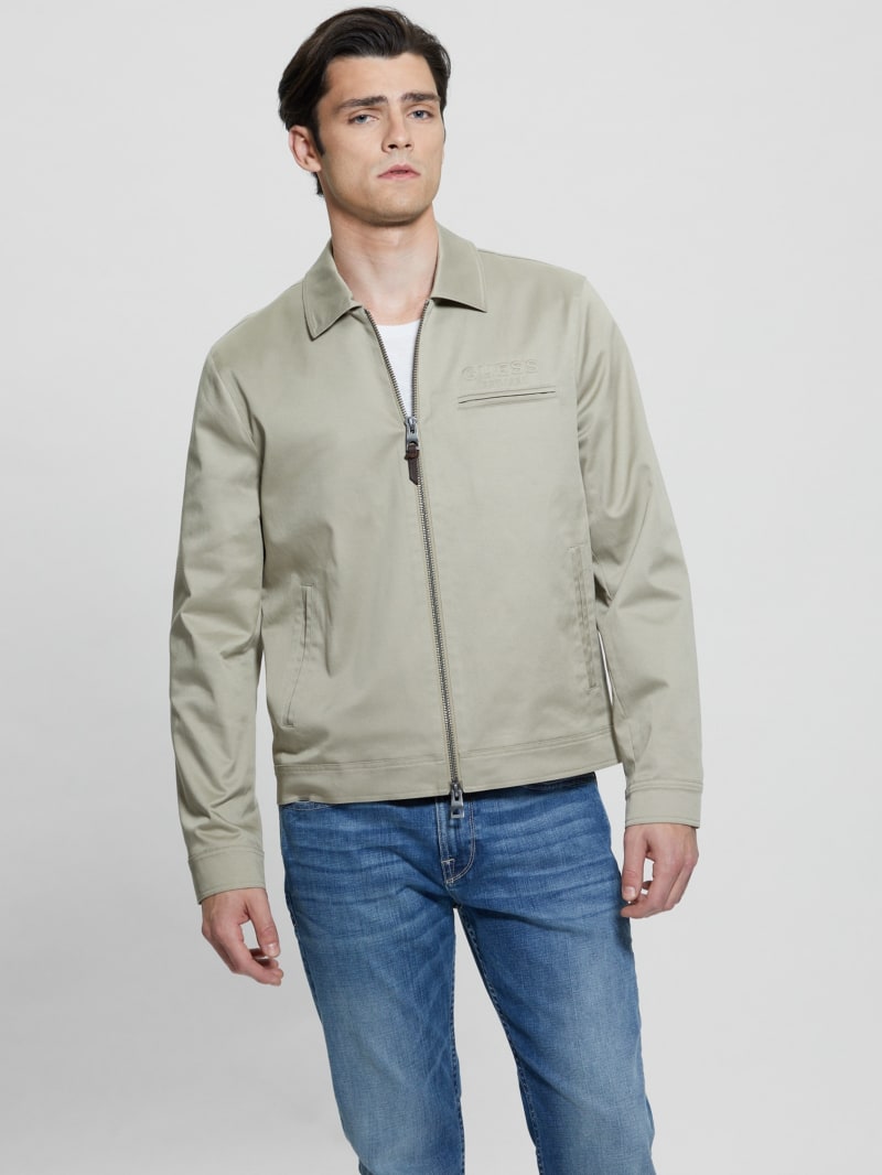 Guess twill asymmetrical fit and flare coat best sale