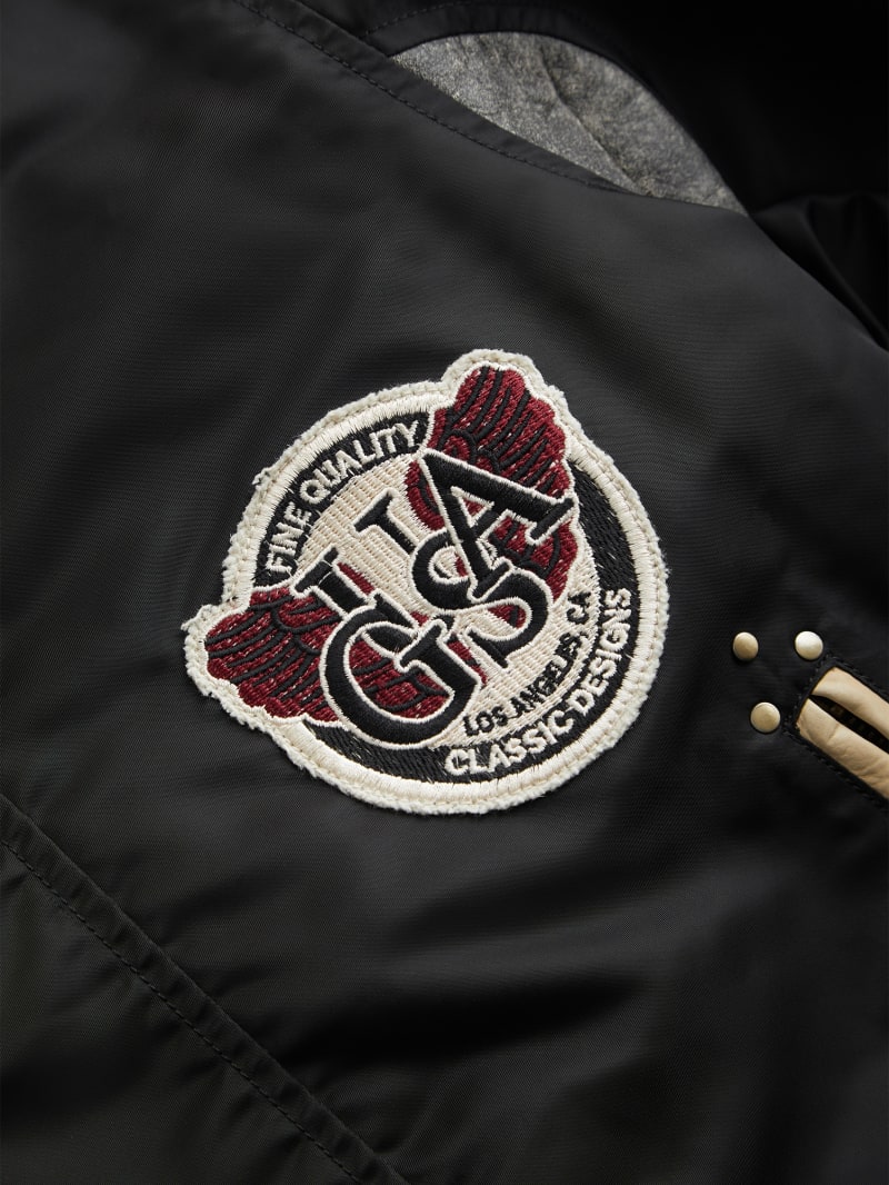 GUESS® nylon moto jacket