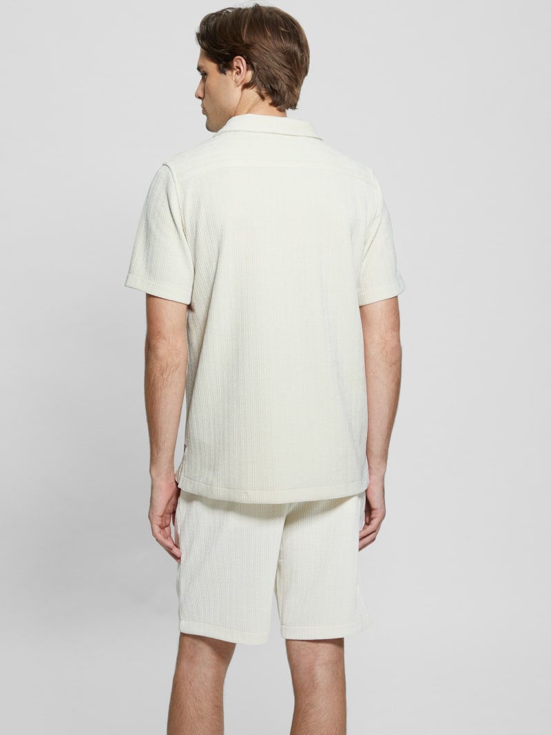 Kohjiya MA BOYZ GAME KNIT SHIRTS ホワイト　M GUESS® Imperial Textured Knit Shirt Men