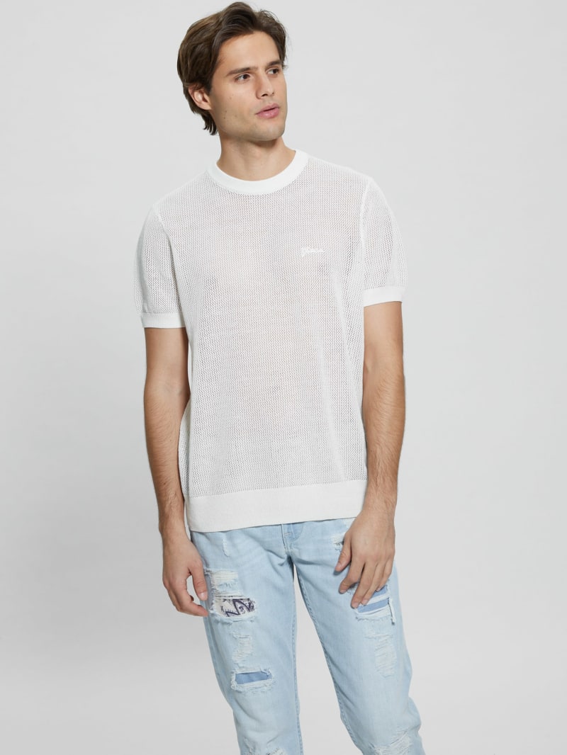 Eco Mesh Lenny Crewneck Tee