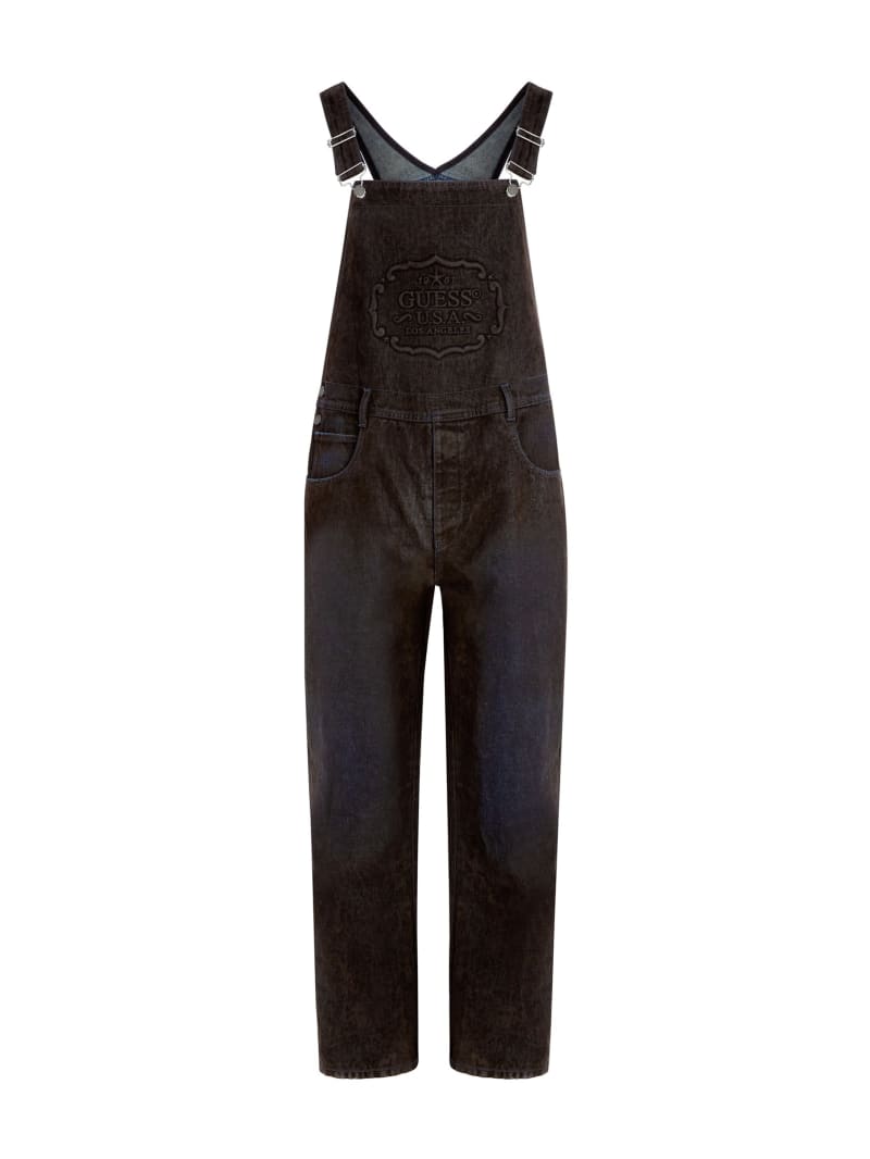Black mom jean overalls outlet