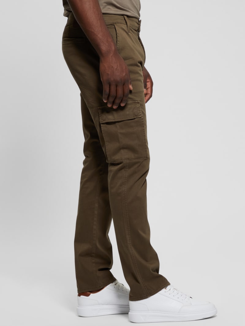 Sateen Coated Cargo Pants