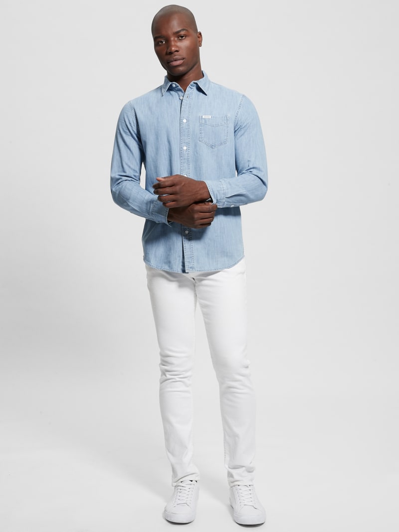 Guess chambray shirt online