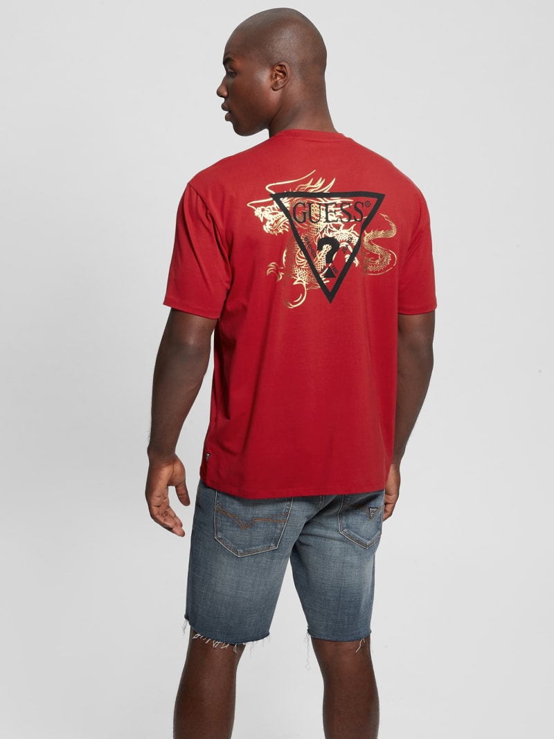 Red sales guess shirt