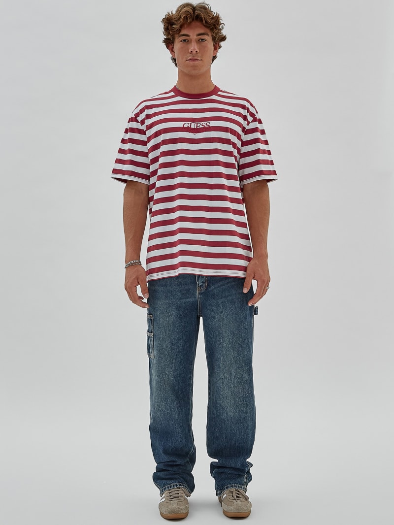 Guess stripe sale tees