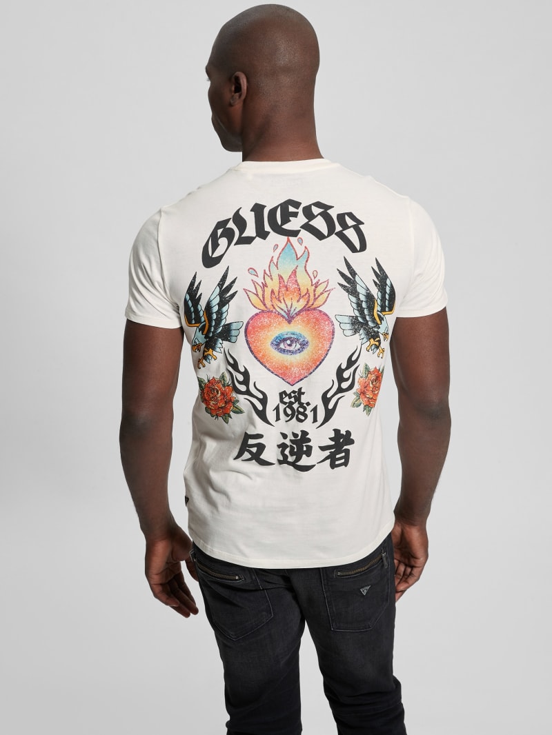 Washed Print Tee GUESS
