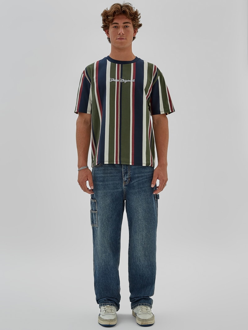 Guess vista striped tee outlet
