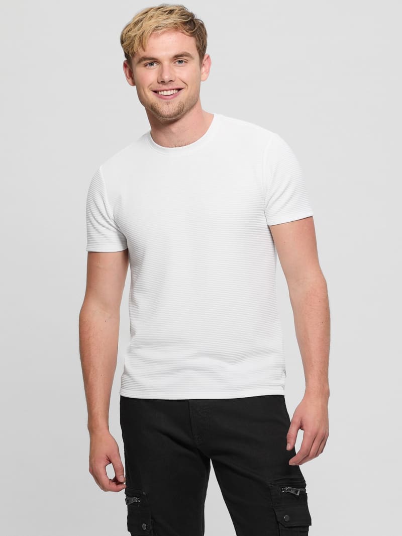 Textured Stripe Tee - thumbnail 5